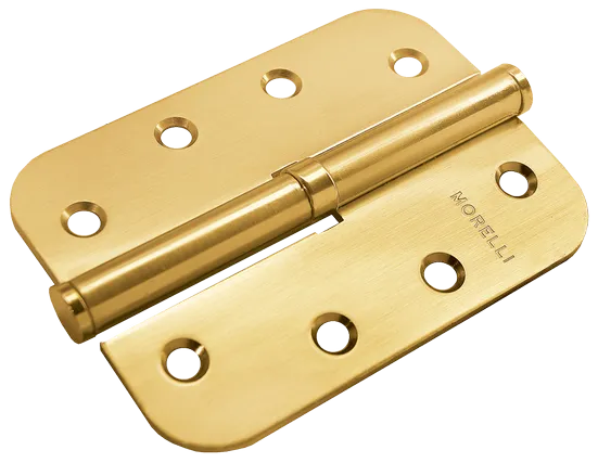 Петля карточная разъемная MSND-C 100X70X2.5 SG R с подшипником стальная левая, врезная, цвет матовое золото фото купить Владивосток