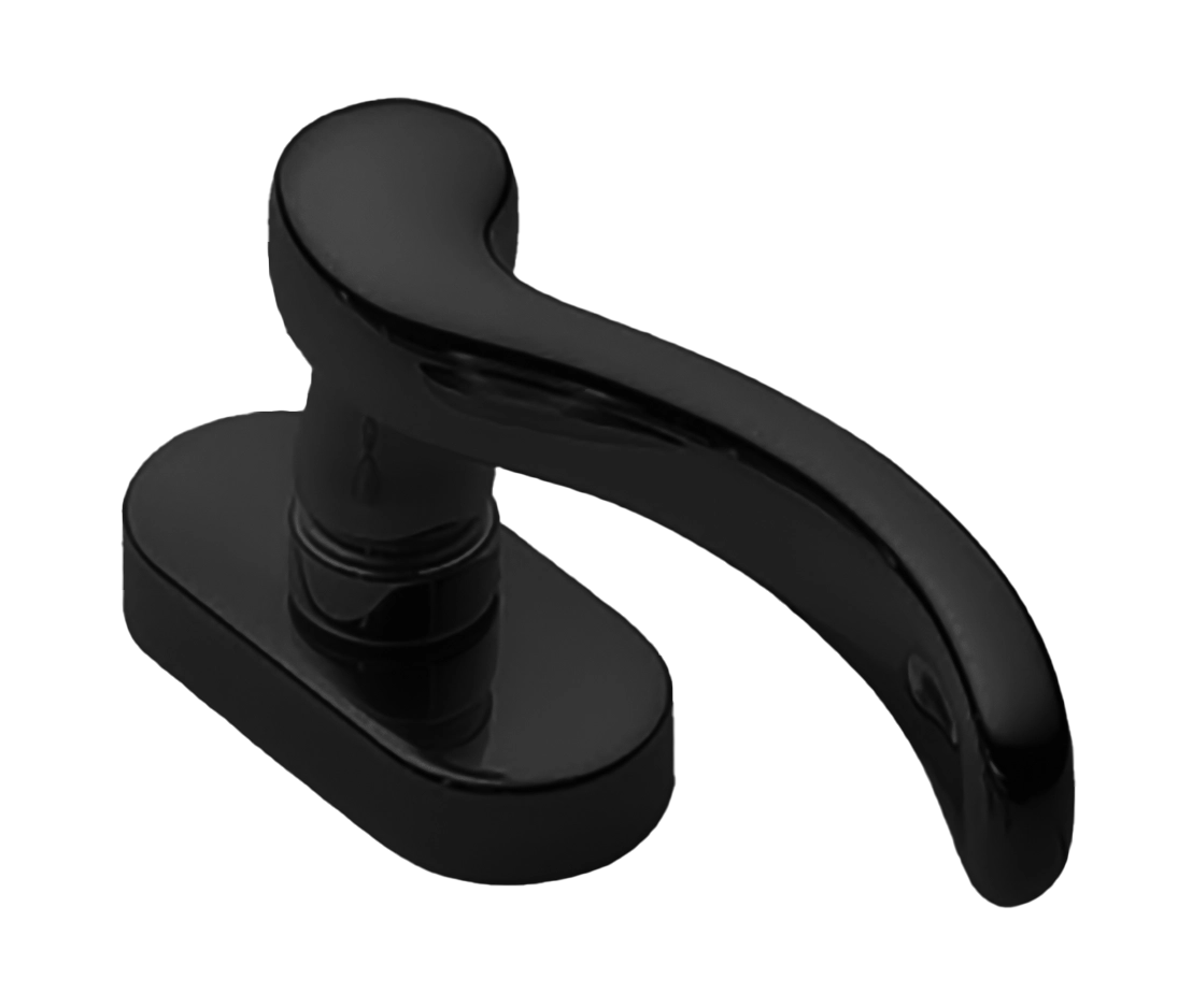Ручка оконная ERICA W1 NERO, цвет - черный фото 1 Ручка оконная ERICA W1 NERO, цвет - черный фото купить Владивосток
