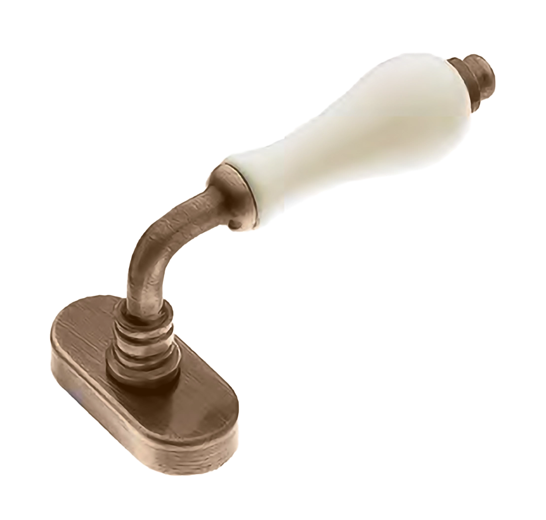 Ручка оконная CERAMICA W1 OBR/CHAMP, цвет - бронза/шампань фото 1 Ручка оконная CERAMICA W1 OBR/CHAMP, цвет - бронза/шампань фото купить Владивосток