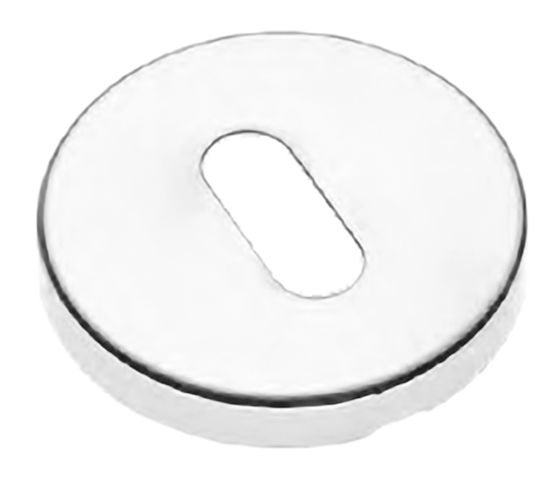 Накладка на ключевой цилиндр LUX-FK-R3 BIA на круглой розетке под ключ буратино, цвет - белый фото купить Владивосток