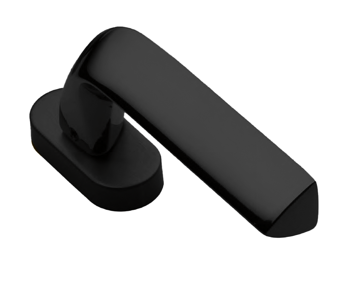 Ручка оконная MATRIX W1 NERO, цвет - черный фото купить Владивосток