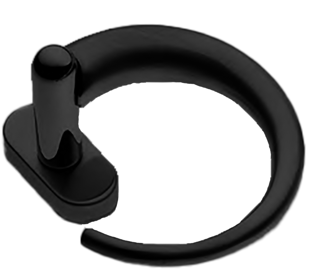 Ручка оконная LANGOUST W1 NERO, цвет - черный фото купить Владивосток