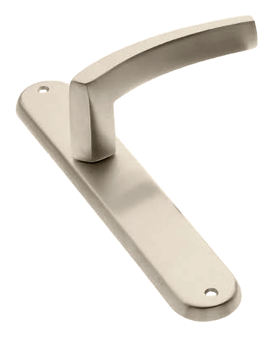 Ручка дверная на планке WIND PL NIS, цвет матовый никель, латунь фото купить в Владивостоке