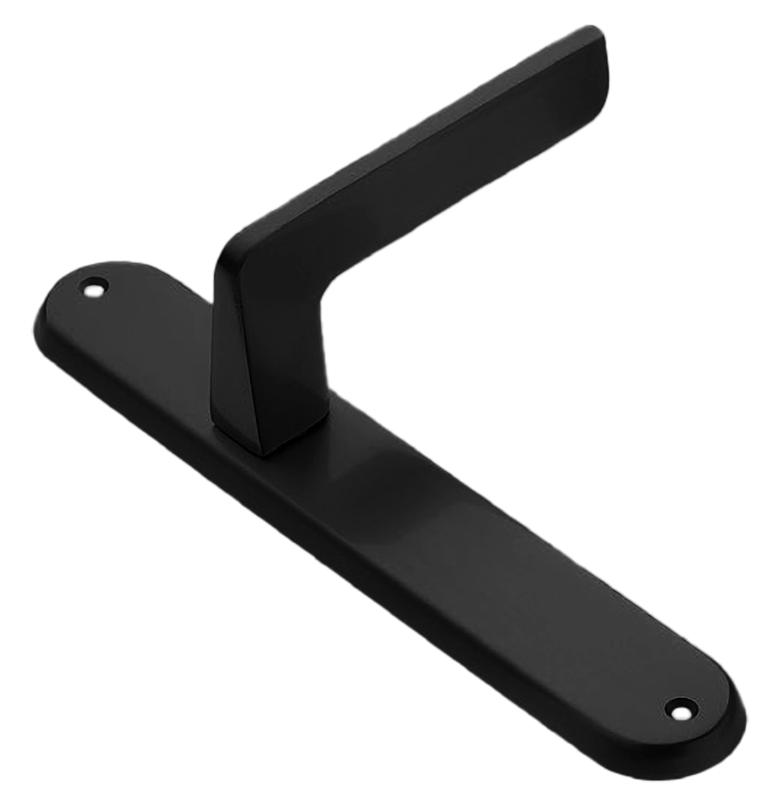 Ручка дверная на планке ROCK PL NERO, цвет черный, латунь фото купить в Владивостоке