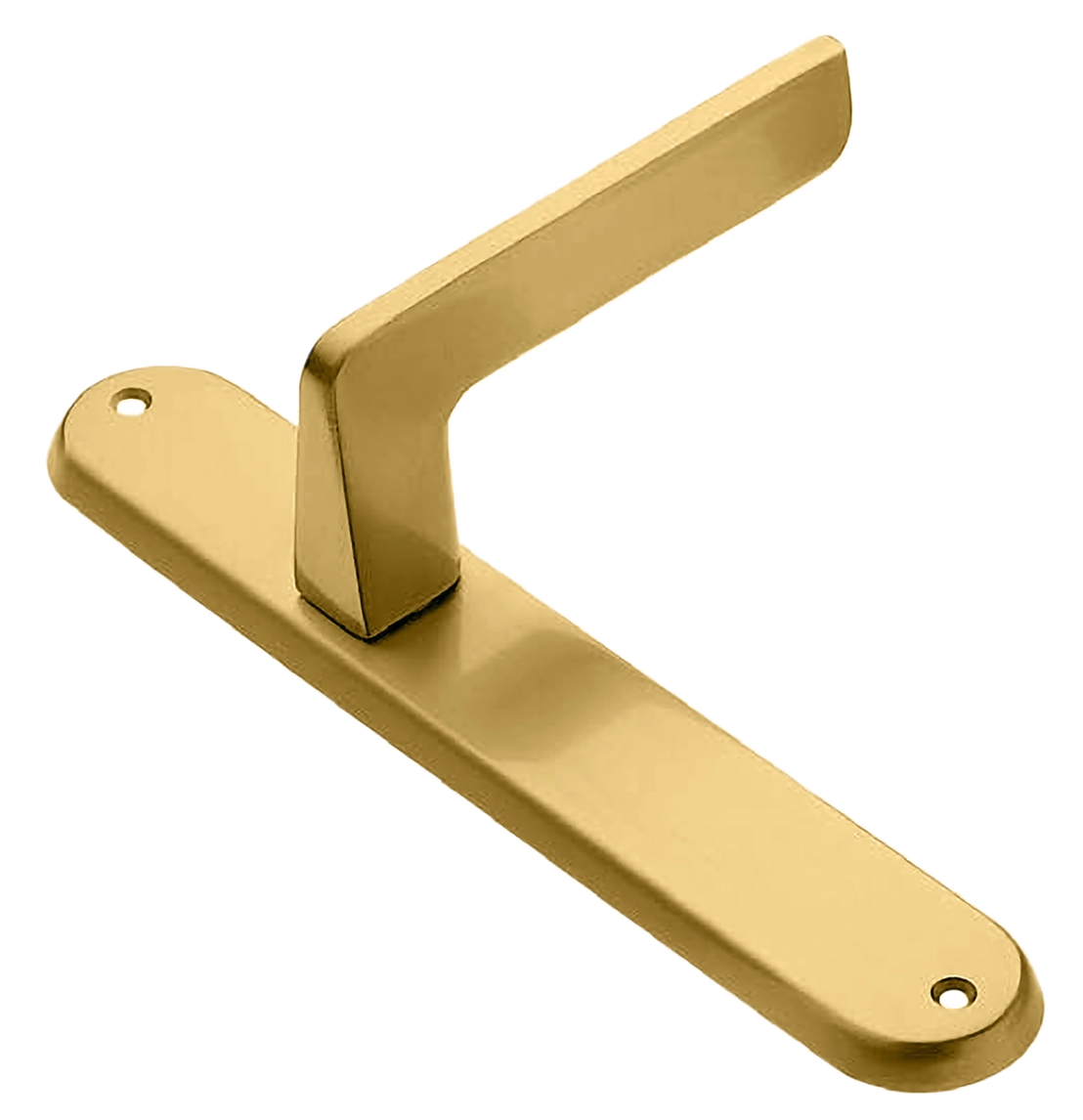 Ручка дверная на планке ROCK PL OSA, цвет матовое золото, латунь фото купить в Владивостоке