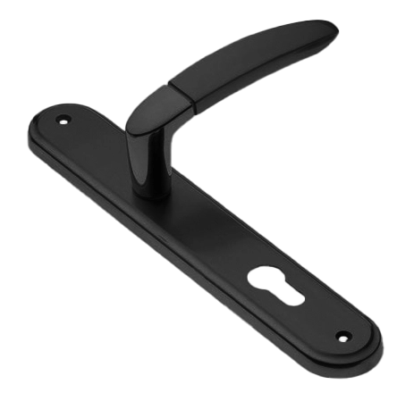 Ручка дверная на планке SAIL PL NERO, цвет черный, латунь фото купить в Владивостоке