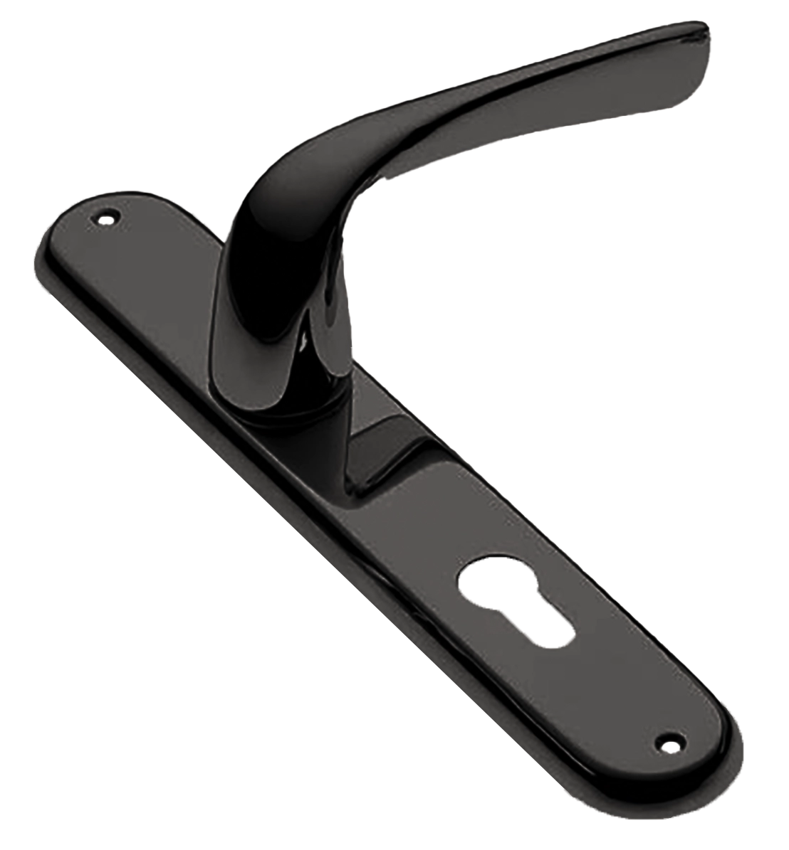 Ручка дверная на планке LE MANS PL NIN, цвет черный никель, латунь фото купить в Владивостоке