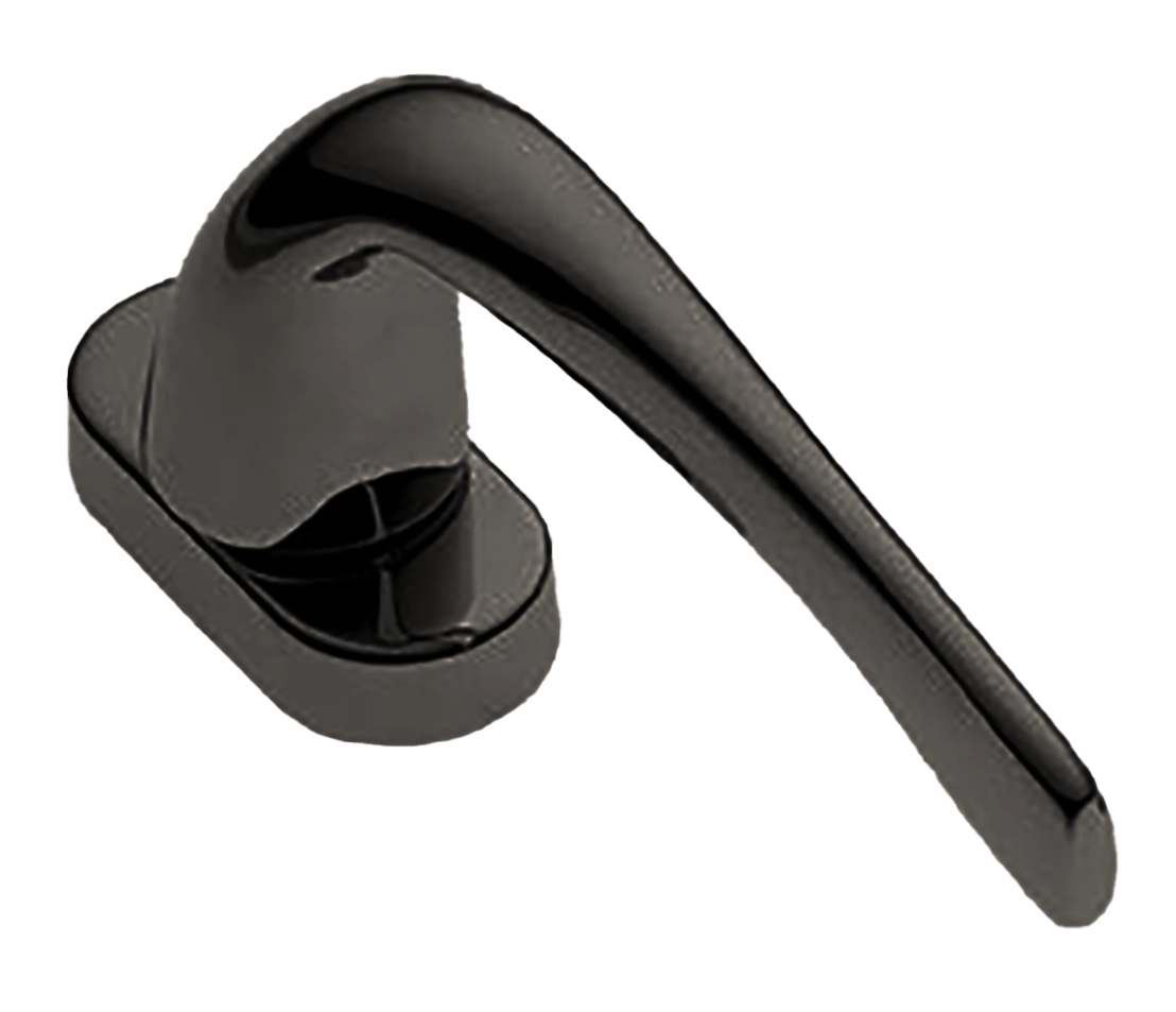 Ручка оконная LE MANS W1 NIN на прямоугольной розетке с 4-х позицион. механизмом, цвет черный никель, латунь фото купить в Владивостоке