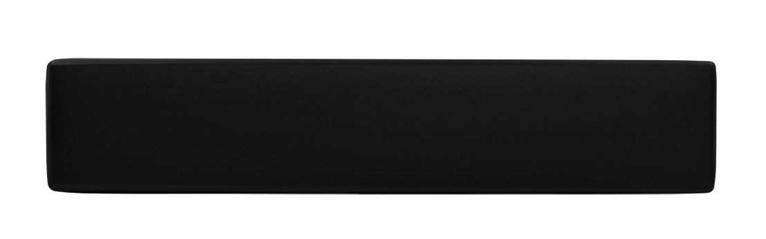 Ручка дверная SHUTTLE NERO-ST цвет черный soft-touch, ЦАМ фото купить в Владивостоке