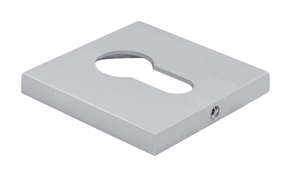 Накладка на замок MH-KH-S6 ASC под евроцилиндр, цвет анодированный матовый хром фото купить Владивосток