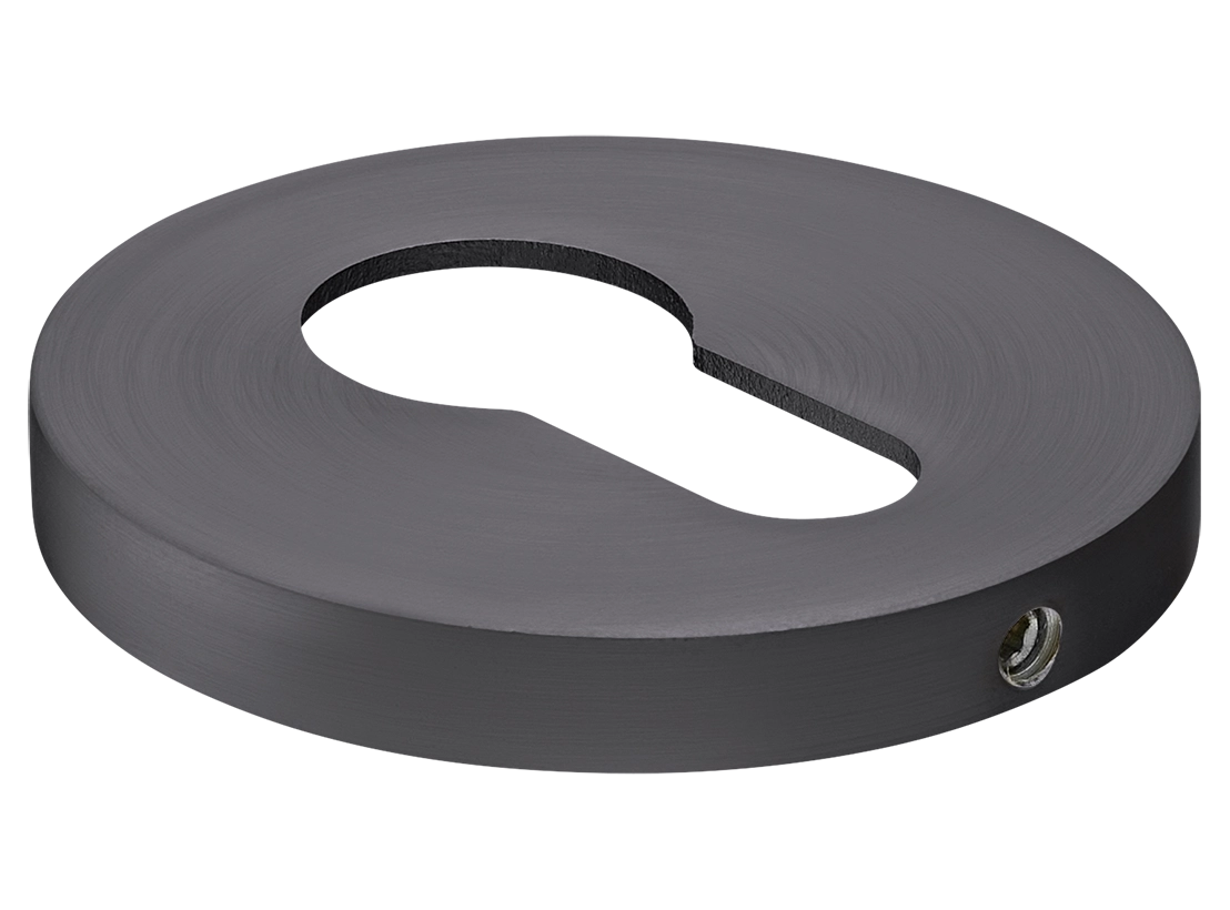 Накладка на замок MH-KH-R6 GR на круглой розетке, цвет матовый графит фото купить Владивосток