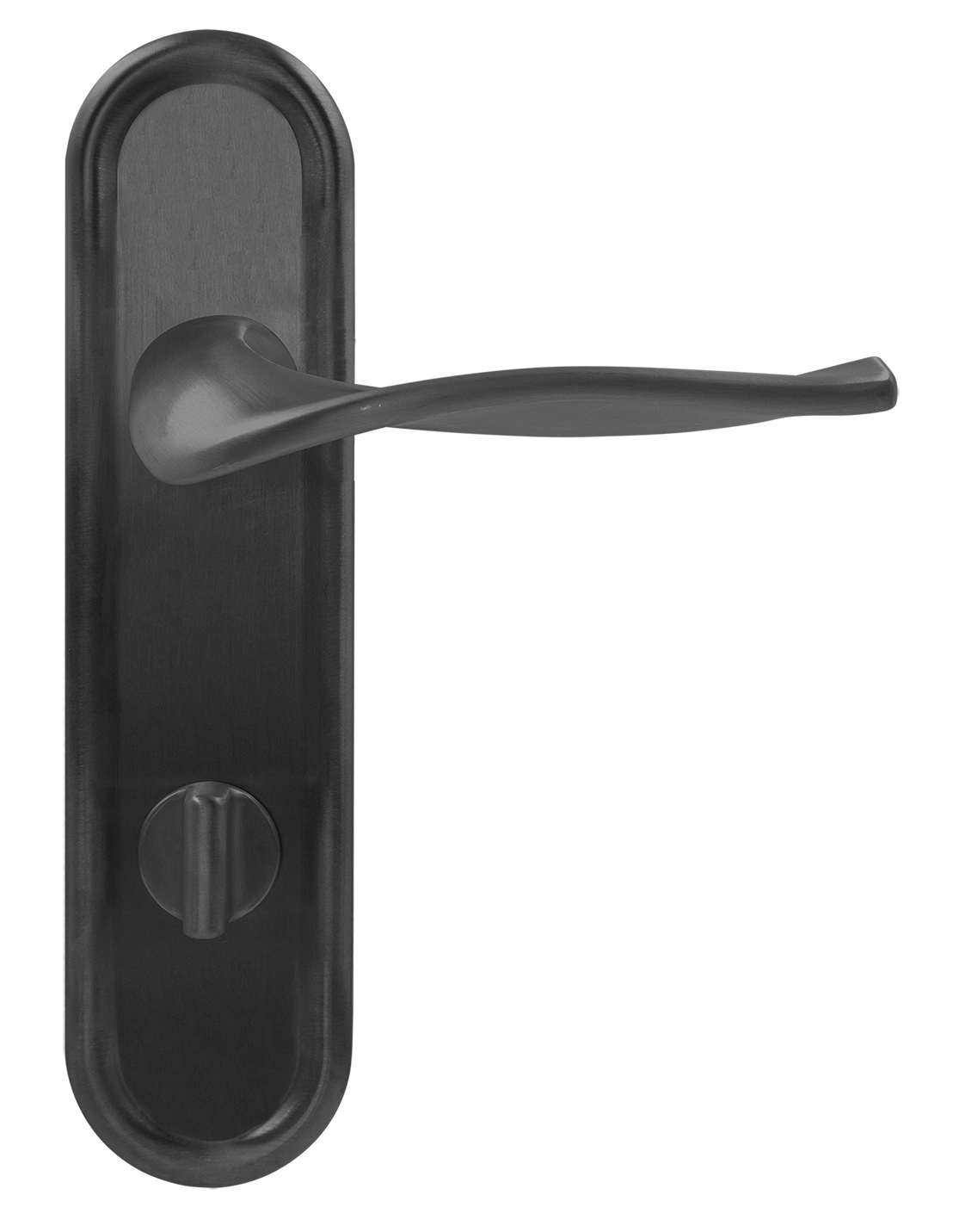 Ручка дверная SKYSCRAPER PLR WC SST на планке под сантехническую завертку, цвет Летняя гроза/Summer Storm фото купить в Владивостоке