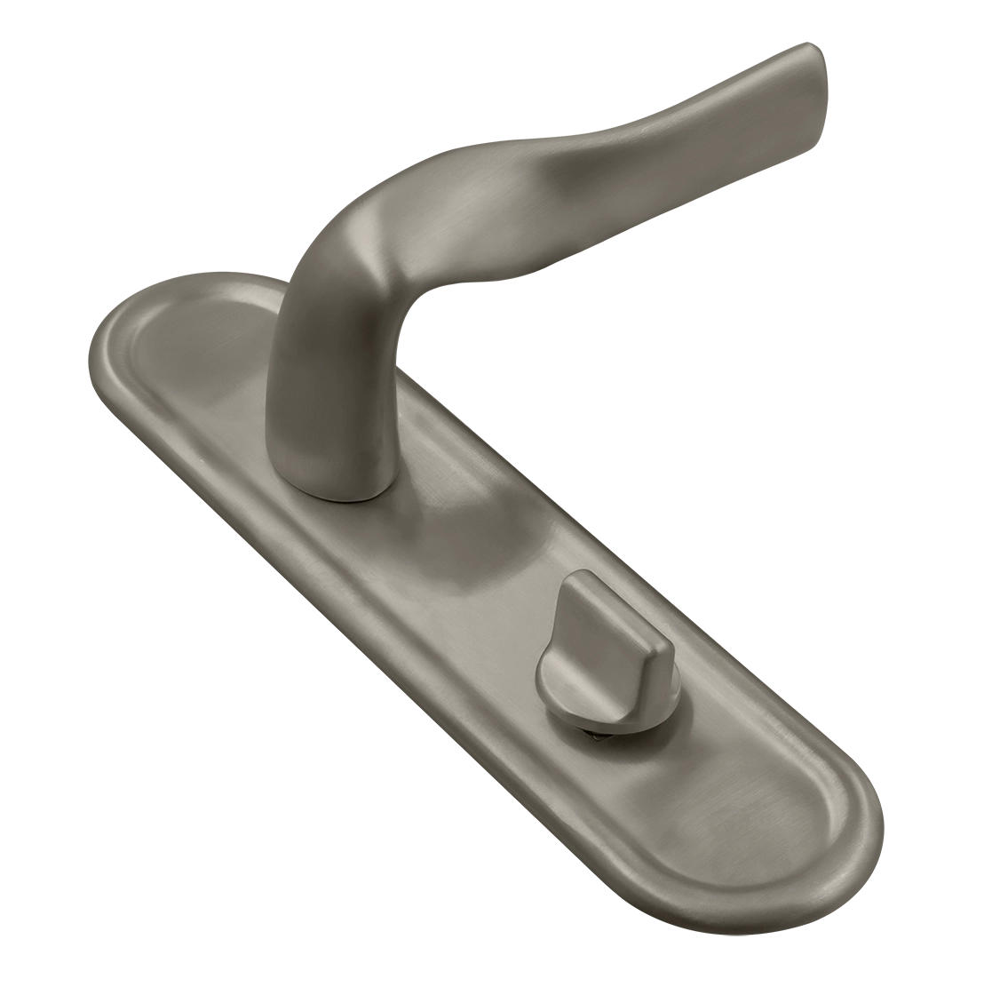 Ручка дверная LVB PLR WC SMI на планке под сантехническую завертку, цвет Весенняя дымка/Spring Mist фото купить Владивосток