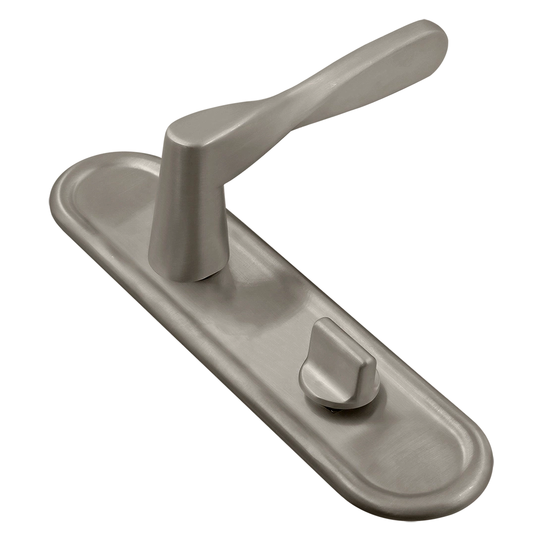 Ручка дверная THE OLYMPICS PLR WC SMI на планке под сантехническую завертку, цвет Весенняя дымка/Spring Mist фото купить Владивосток