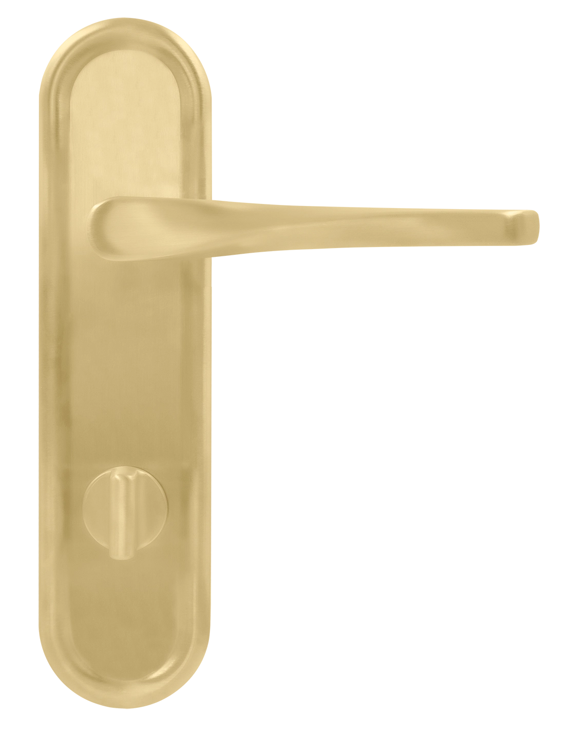 Ручка дверная THE OLYMPICS PLR WC AH на планке под сантехническую завертку, цвет Осенний мёд/Autumn Honey фото купить в Владивостоке