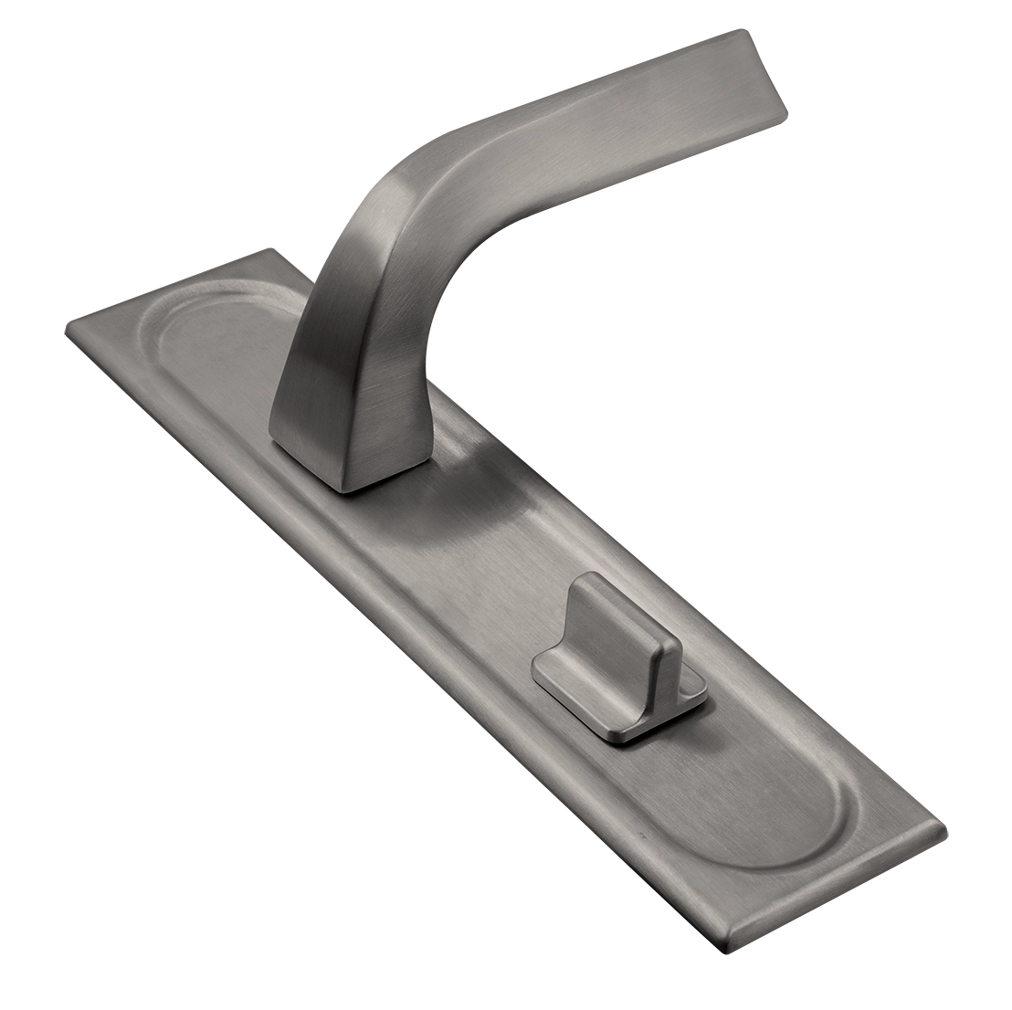 Ручка дверная WD CONCERT HALL PLS WC WF на планке под сантехническую завертку, цвет Зимняя стужа/Winter Frost фото купить Владивосток