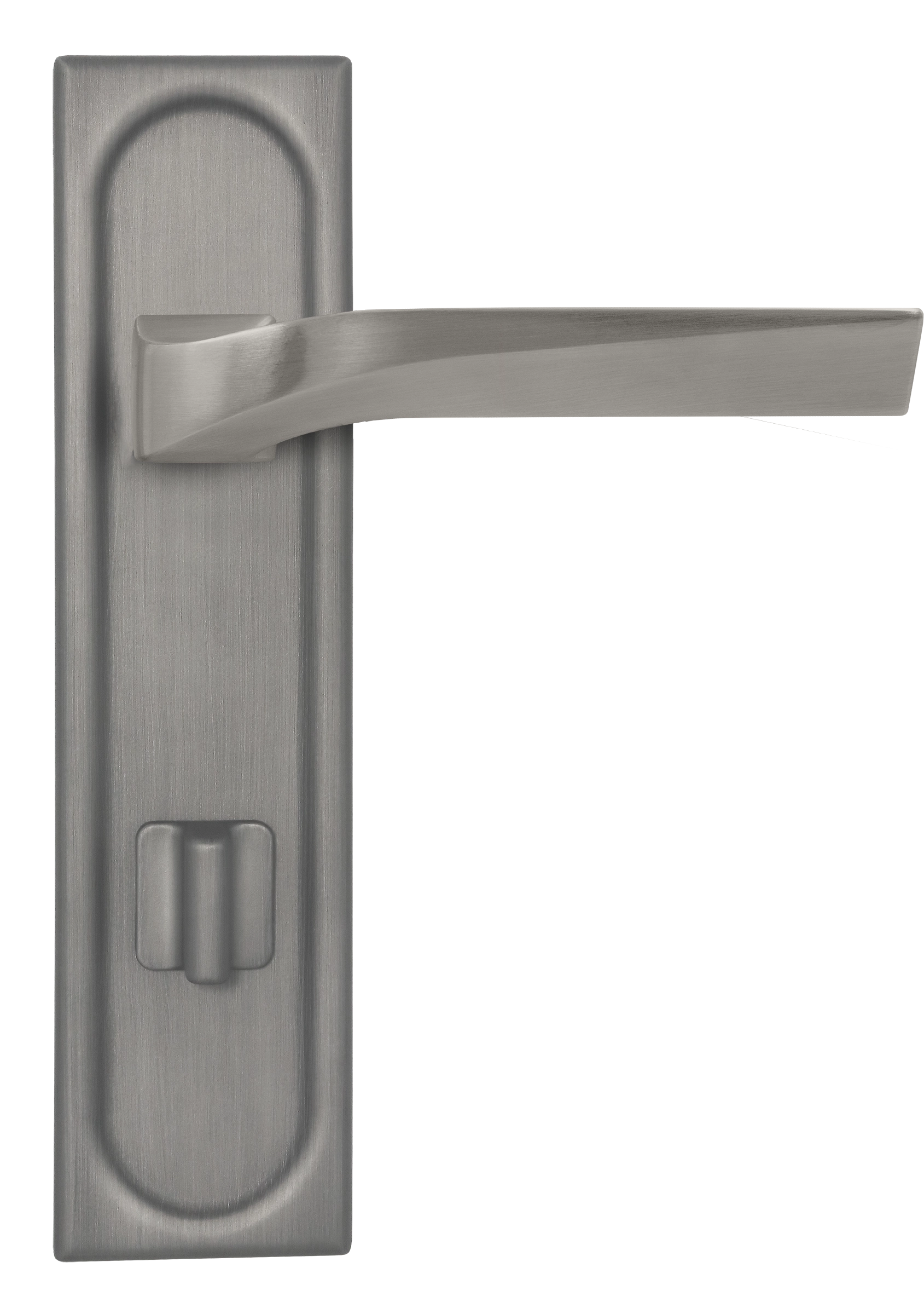 Ручка дверная WD CONCERT HALL PLS WC WF на планке под сантехническую завертку, цвет Зимняя стужа/Winter Frost фото купить в Владивостоке