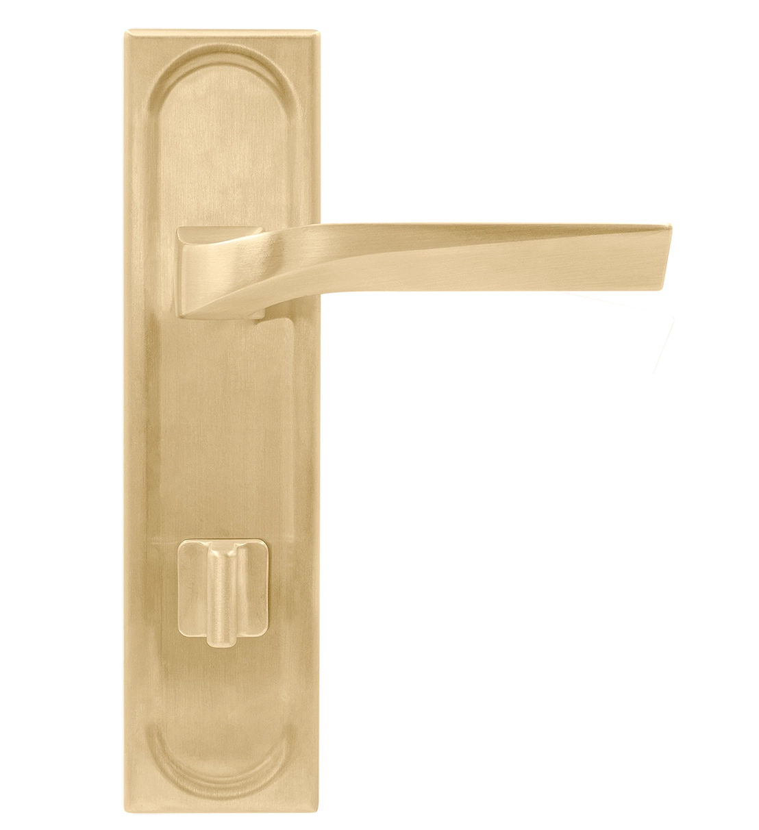 Ручка дверная WD CONCERT HALL PLS WC AH на планке под сантехническую завертку, цвет Осенний мёд/Autumn Honey фото купить в Владивостоке