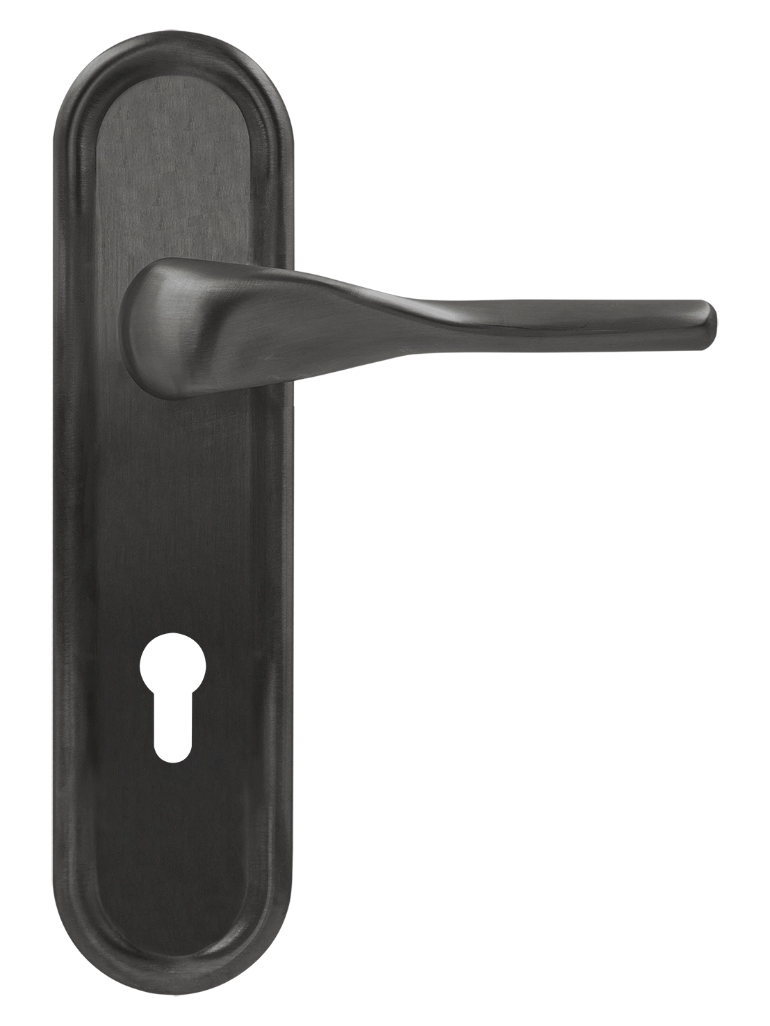 Ручка дверная LVB PLR KH SST на планке под ключевой цилиндр, цвет Летняя гроза/Summer Storm фото купить Владивосток