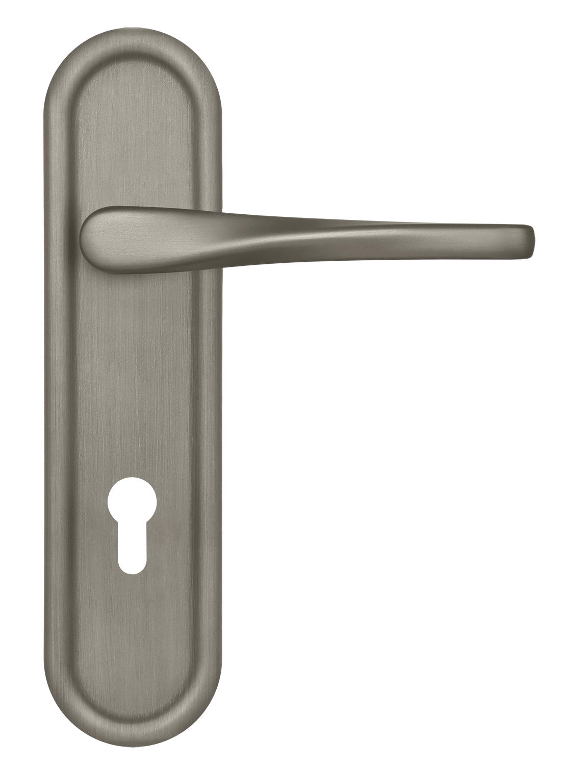 Ручка дверная THE OLYMPICS PLR KH SMI на планке под ключевой цилиндр, цвет Весенняя дымка/Spring Mist фото купить Владивосток