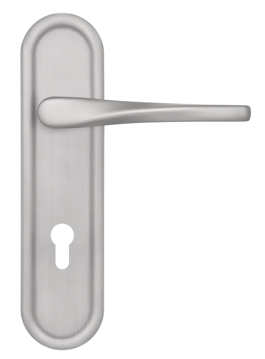 Ручка дверная THE OLYMPICS PLR KH SSW на планке под ключевой цилиндр, цвет Стокгольмский снегопад/Stockholm Snowfall фото купить Владивосток