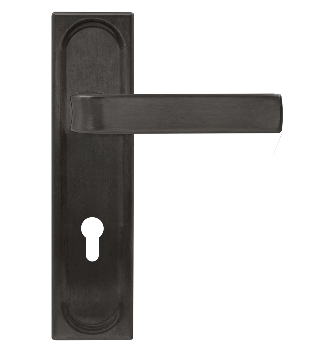 Ручка дверная THE BUS STATION PLS KH SST на планке под ключевой цилиндр, цвет Летняя гроза/Summer Storm фото купить Владивосток