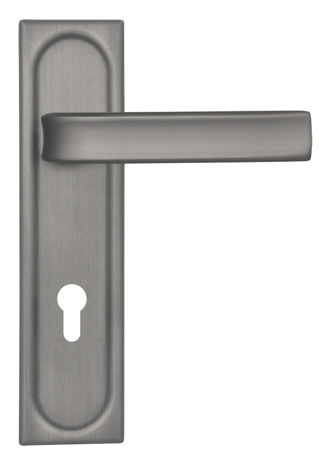 Ручка дверная THE BUS STATION PLS KH WF на планке под ключевой цилиндр, цвет Зимняя стужа/Winter Frost фото купить Владивосток