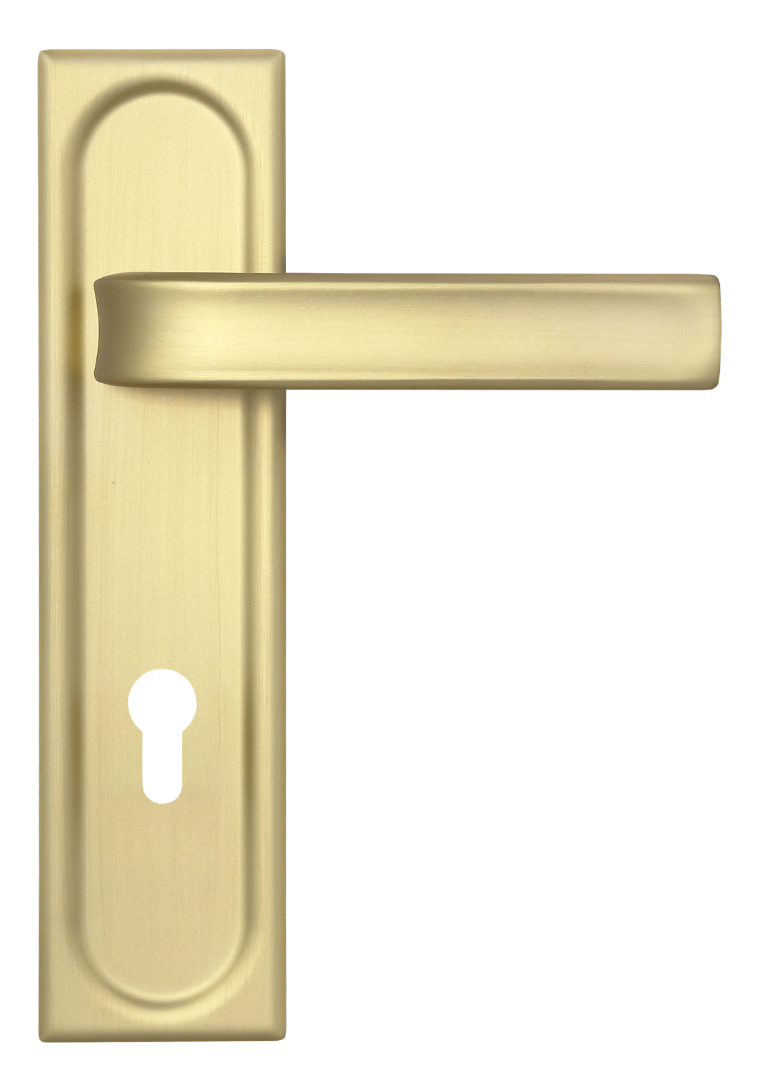 Ручка дверная THE BUS STATION PLS KH AH на планке под ключевой цилиндр, цвет Весенняя дымка/Spring Mist фото купить Владивосток