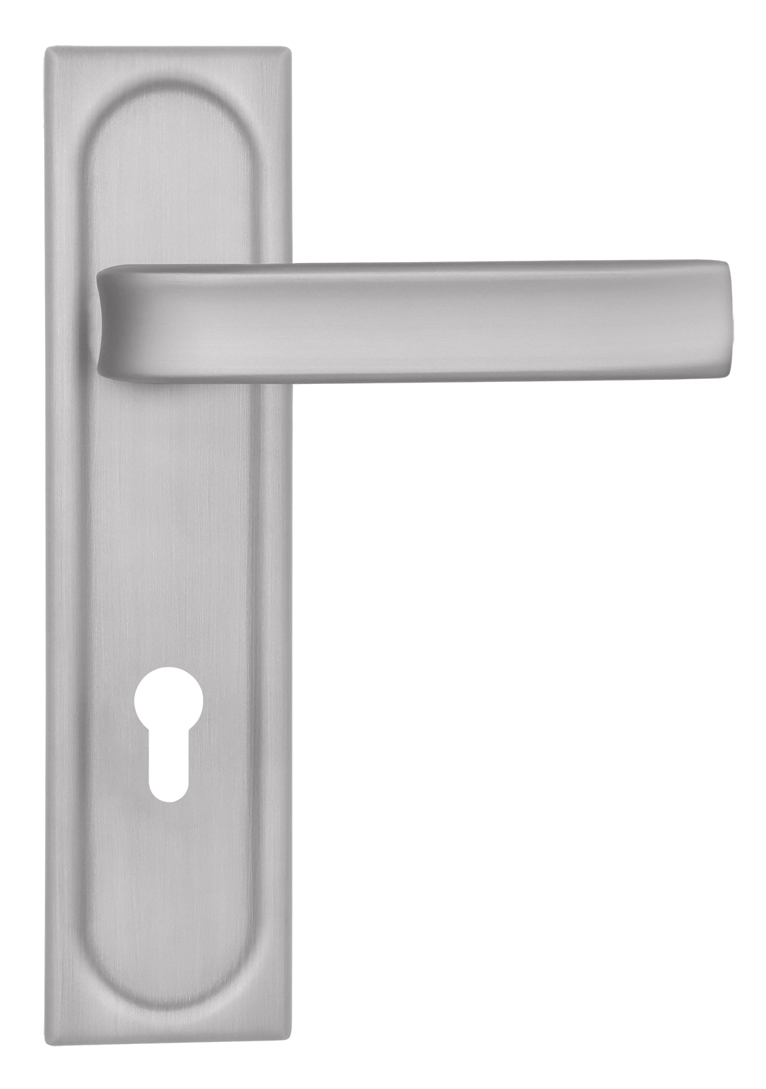 Ручка дверная THE BUS STATION PLS KH SSW на планке под ключевой цилиндр, цвет Стокгольмский снегопад/Stockholm Snowfall фото купить Владивосток