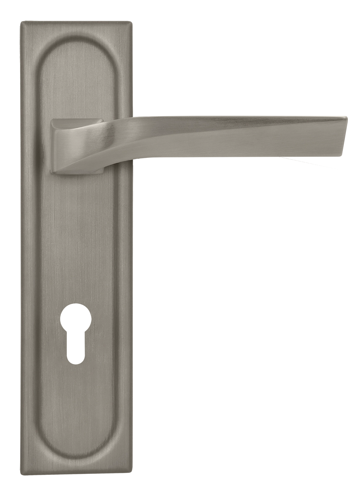 Ручка дверная WD CONCERT HALL PLS KH SMI на планке под ключевой цилиндр, цвет Весенняя дымка/Spring Mist фото купить Владивосток