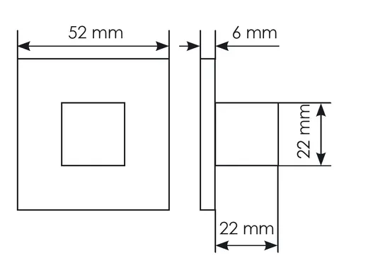 Комплект дверных ручек MH-54-S6 BL с заверткой MH-WC-S6 BL + замок M1895 BL, цвет черный фото дверная фурнитура Владивосток