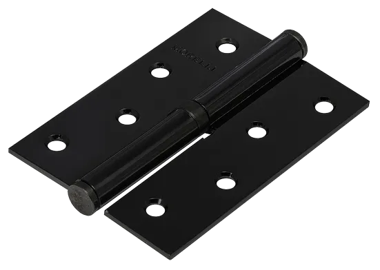 Петля карточная разъемная MSND 100X70X2.5 BL L с подшипником стальная левая, врезная цвет черный фото купить Владивосток
