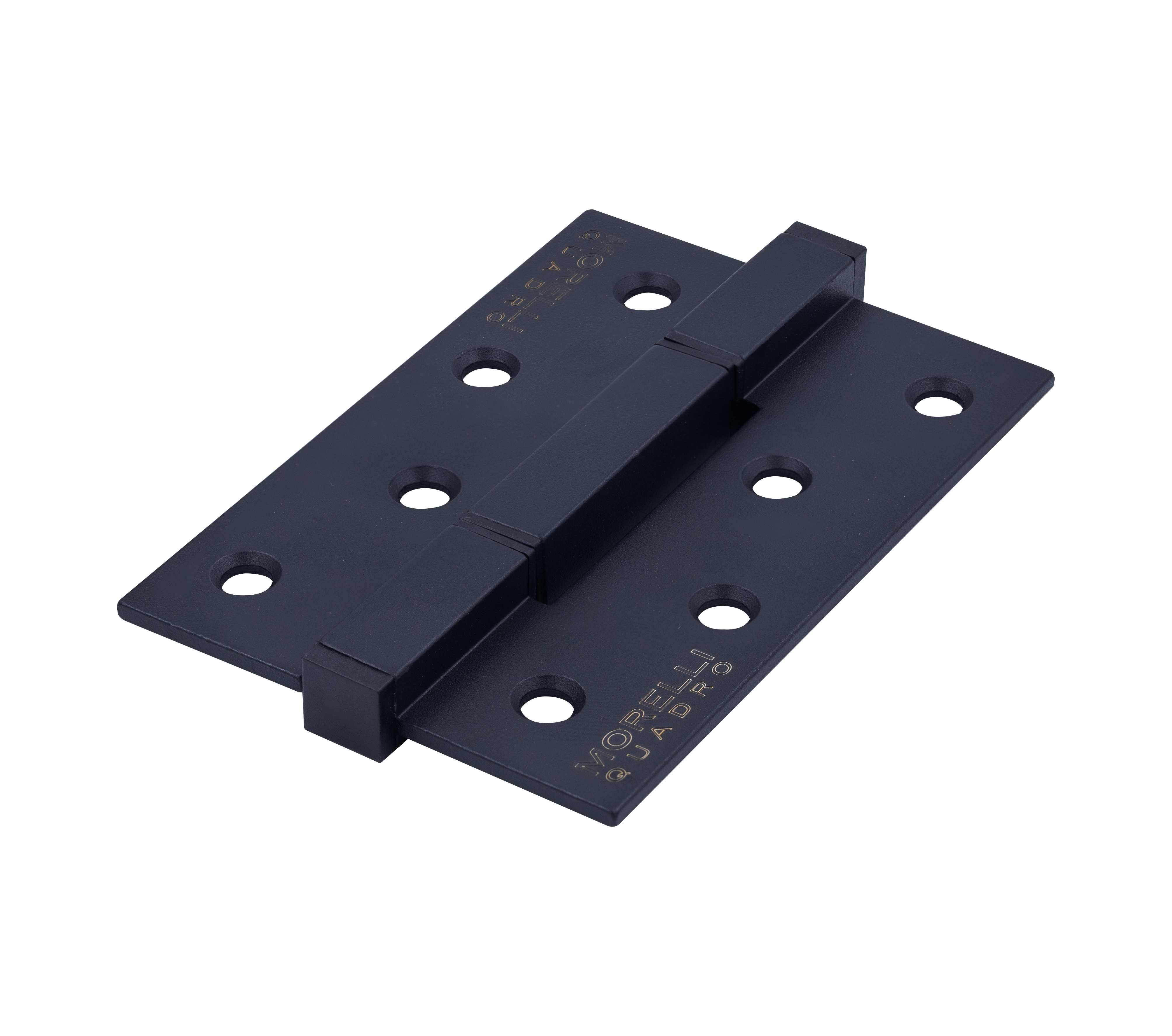 Петля алюминиевая QUADRO-2 BL без врезки на квадратной оси, цвет черный фото купить Владивосток