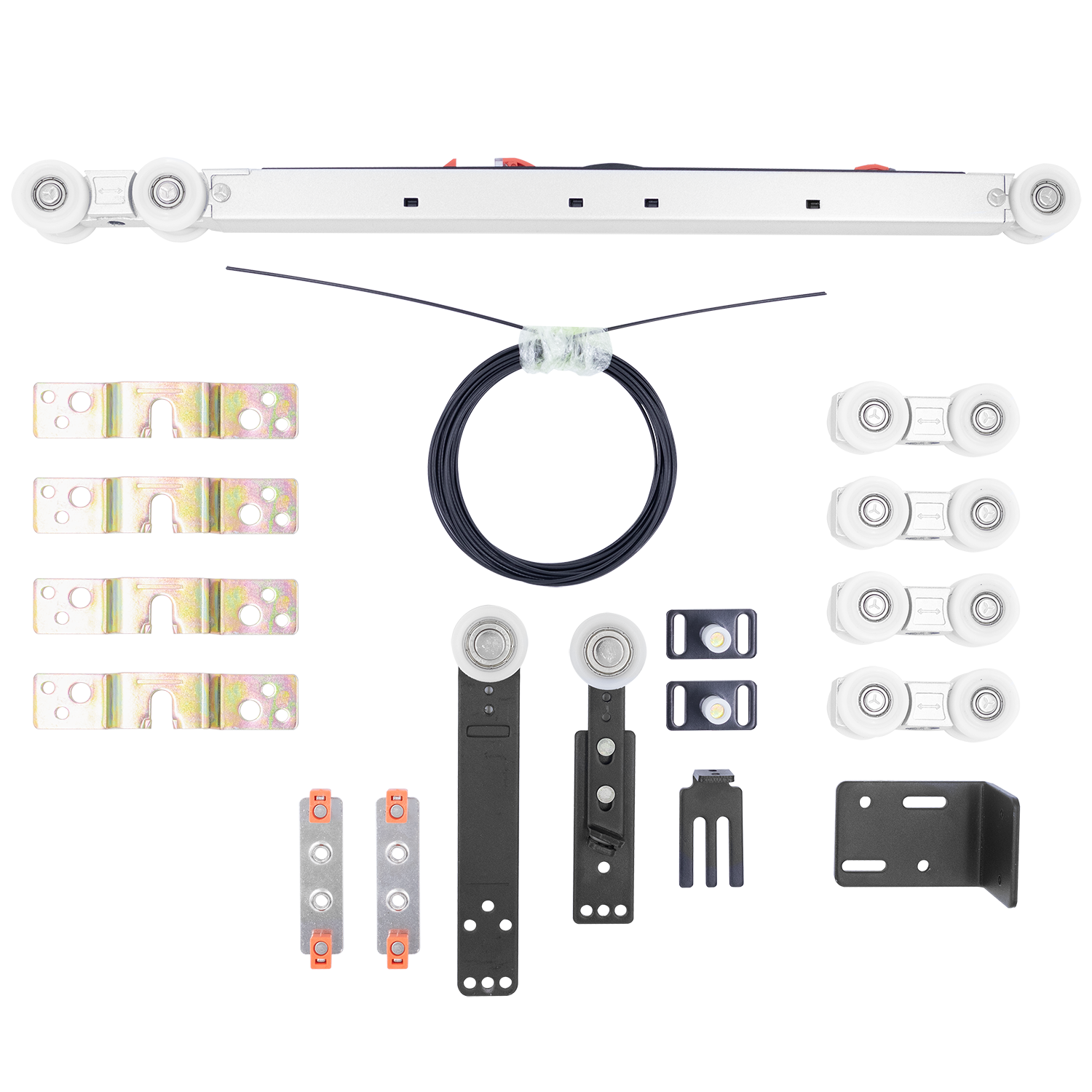 SET-TS 2+1, комплект системы TS для раздвижных дверей на 3 полотна (2 подвижных и 1 стационарное) фото купить Владивосток