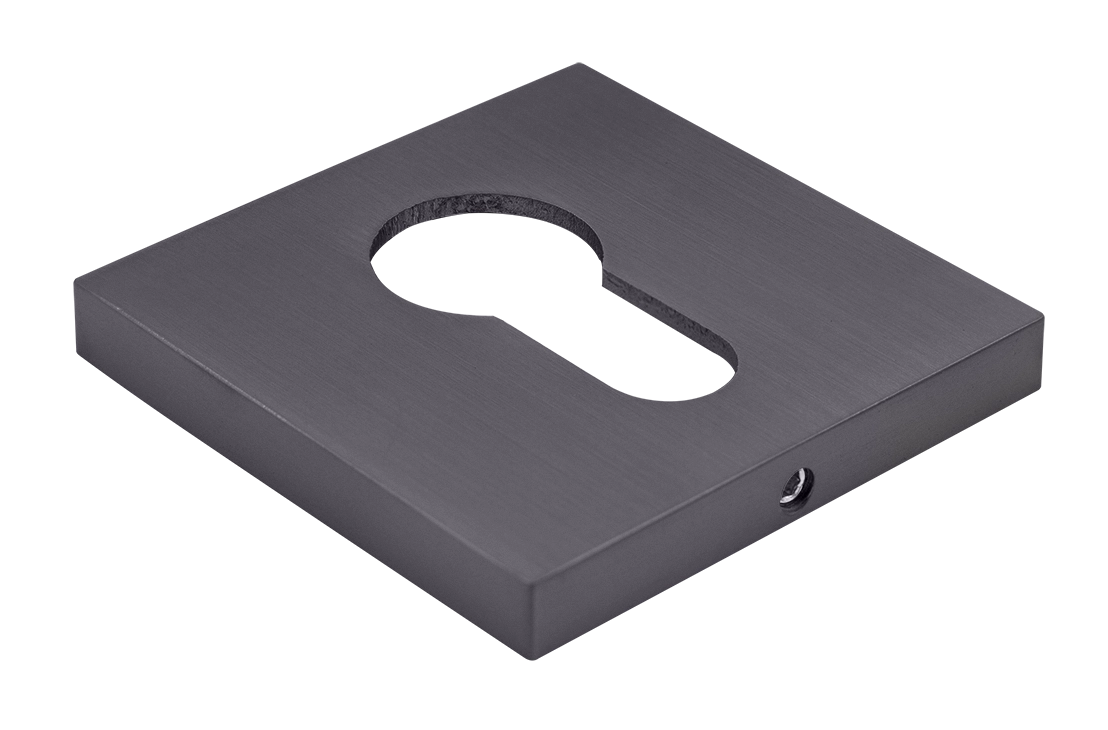 Накладка на замок MH-KH-S6 GR под евроцилиндр, цвет graphite фото купить Владивосток