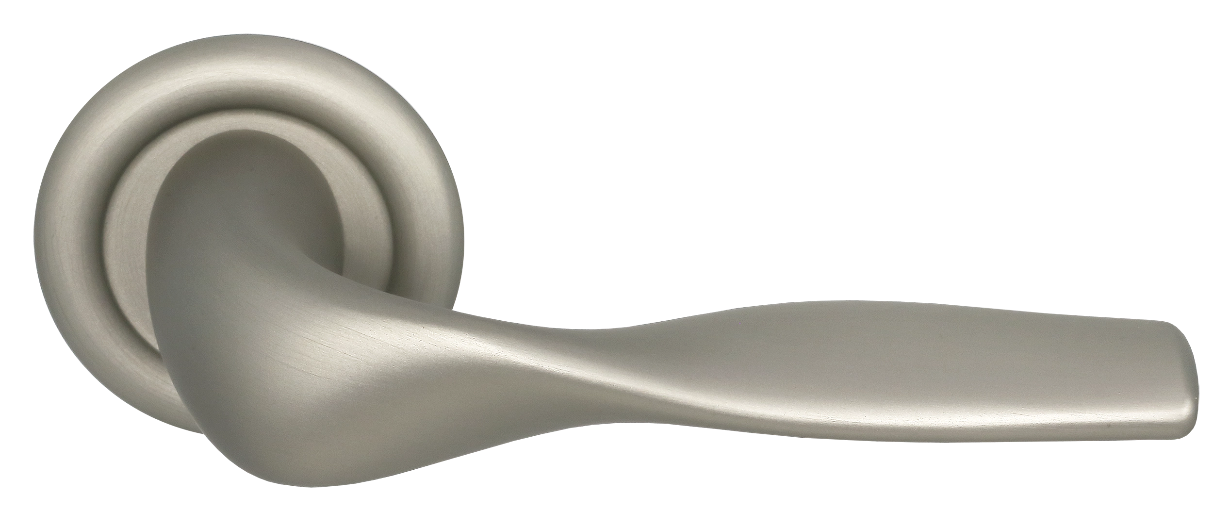 Ручка дверная LVB R7 SMI на круглой розетке, цвет Весенняя дымка/Spring Mist фото купить Владивосток