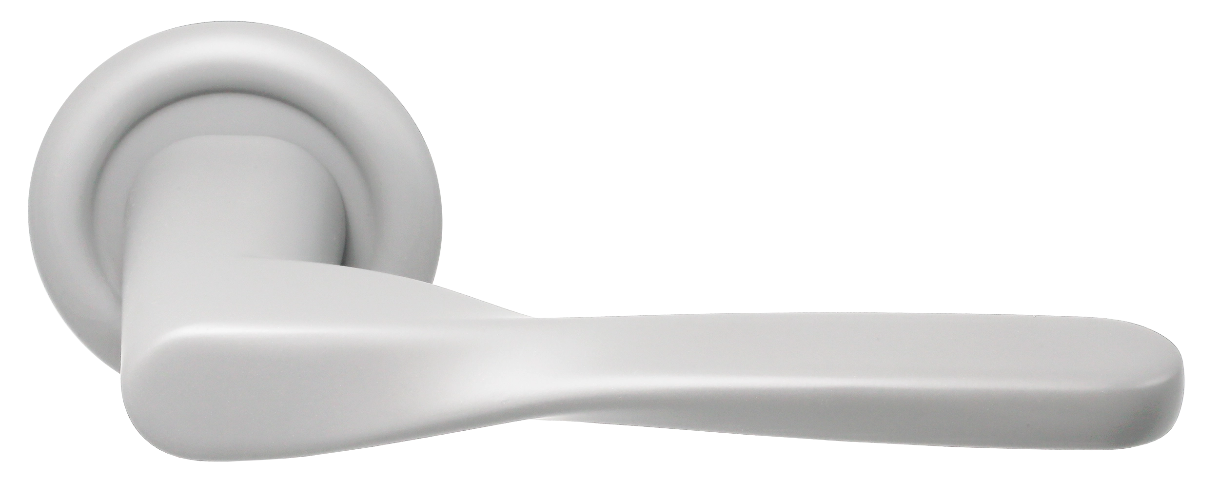 Ручка дверная THE OLYMPICS R7 SSW на круглой розетке, цвет Стокгольмский снегопад/Stockholm Snowfall фото купить Владивосток