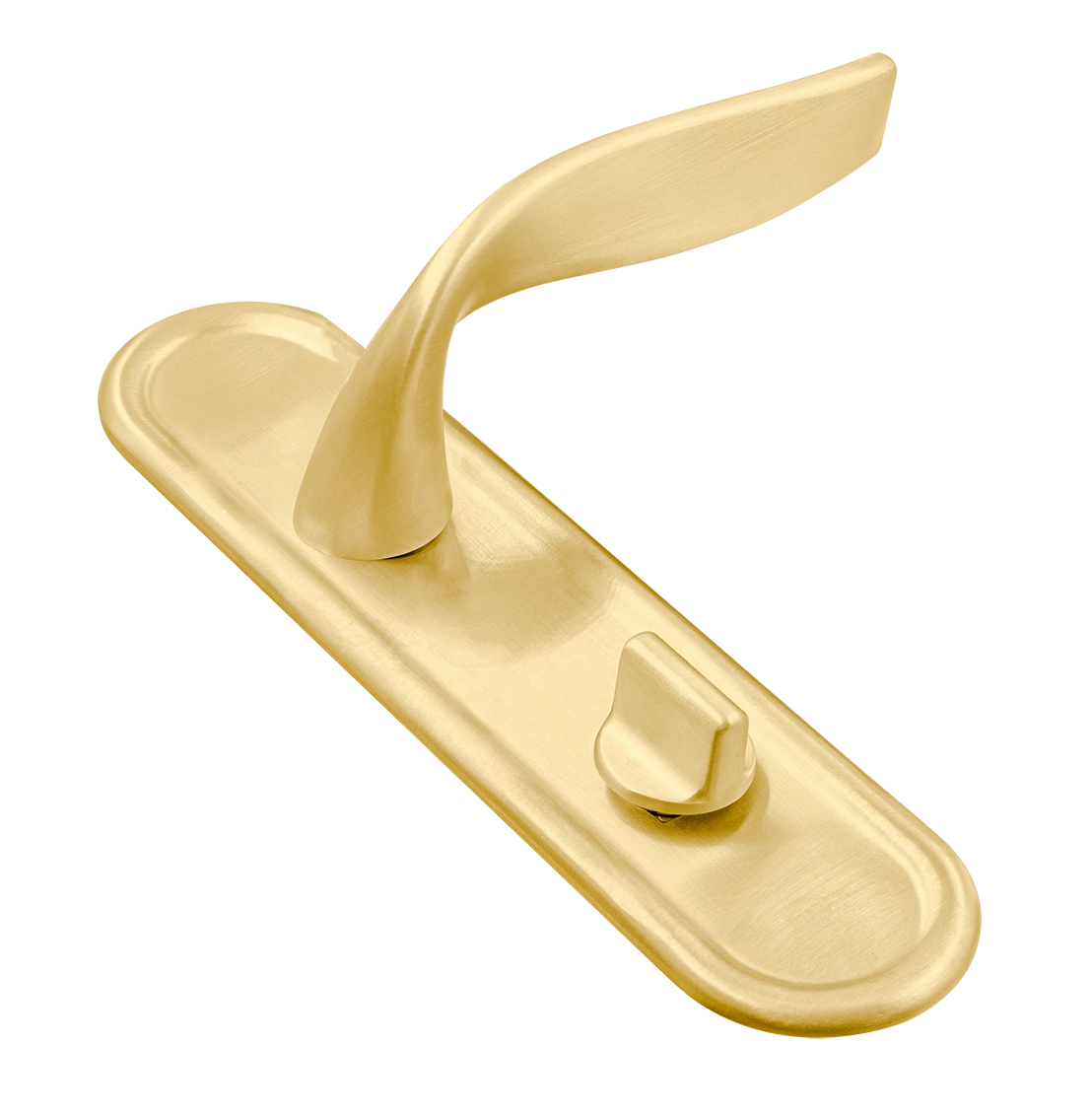 Ручка дверная SKYSCRAPER PLR AH на планке, цвет Осенний мёд/Autumn Honey фото купить Владивосток