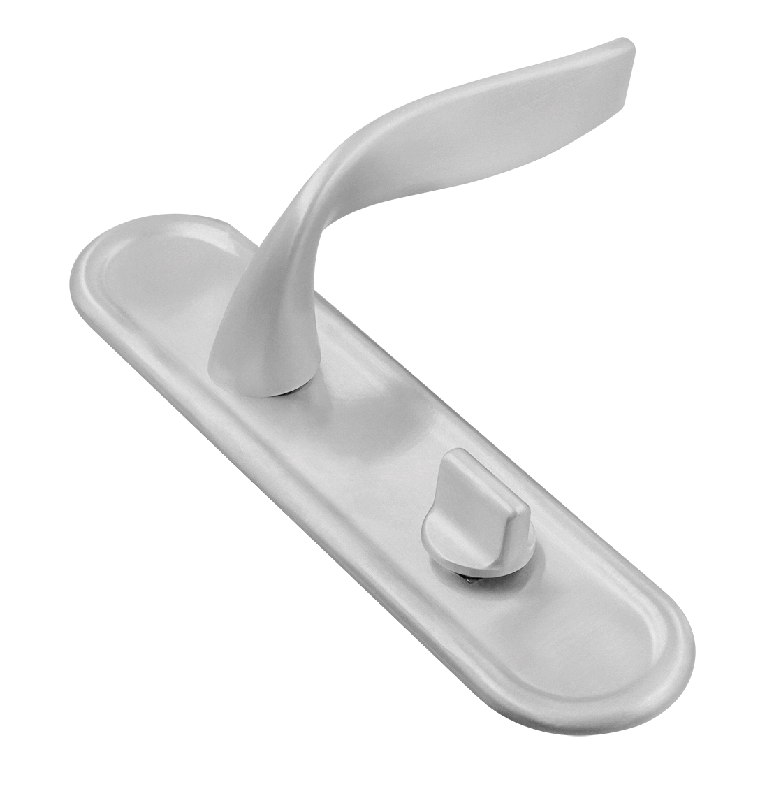 Ручка дверная SKYSCRAPER PLR SSW на планке, цвет Стокгольмский снегопад/Stockholm Snowfall фото купить Владивосток