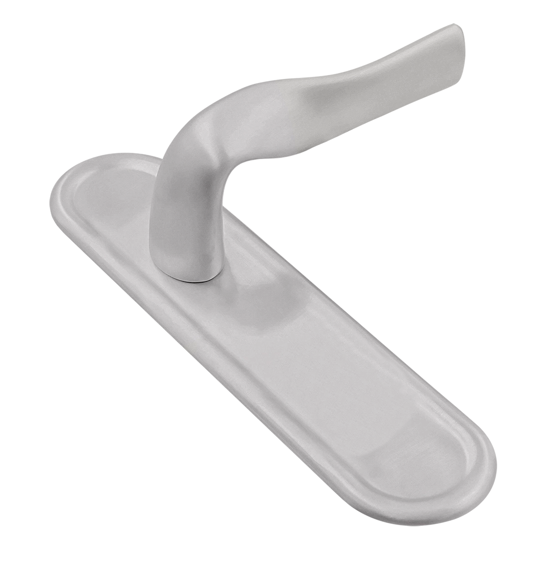 Ручка дверная LVB PLR SSW на планке, цвет Стокгольмский снегопад/Stockholm Snowfall фото купить Владивосток