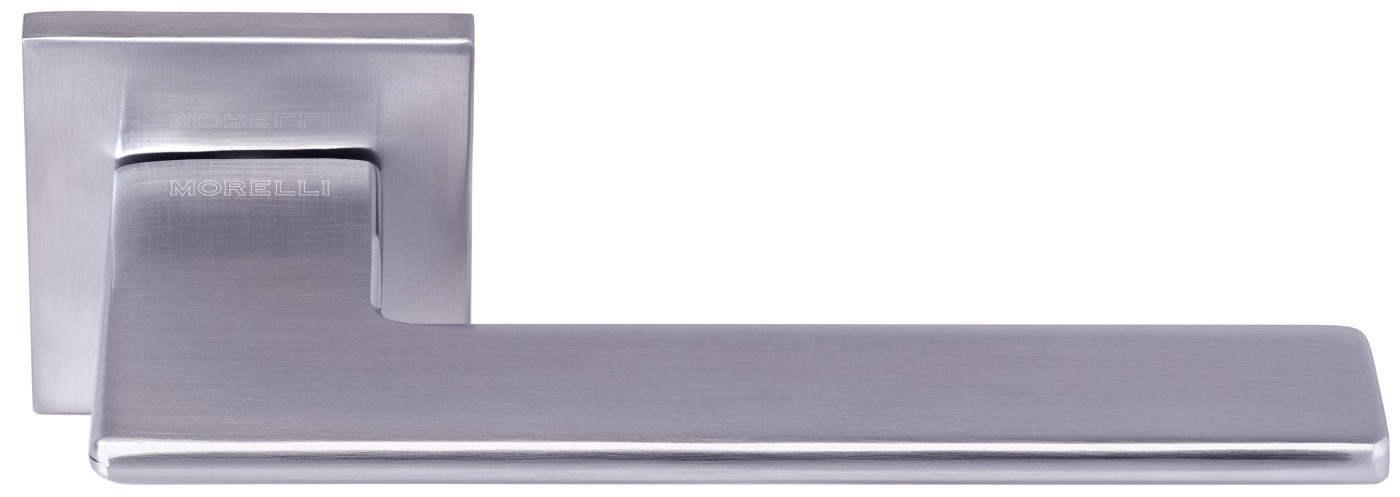 Ручка дверная PLATEAU MH-51-S6 SC на квадратной розетке