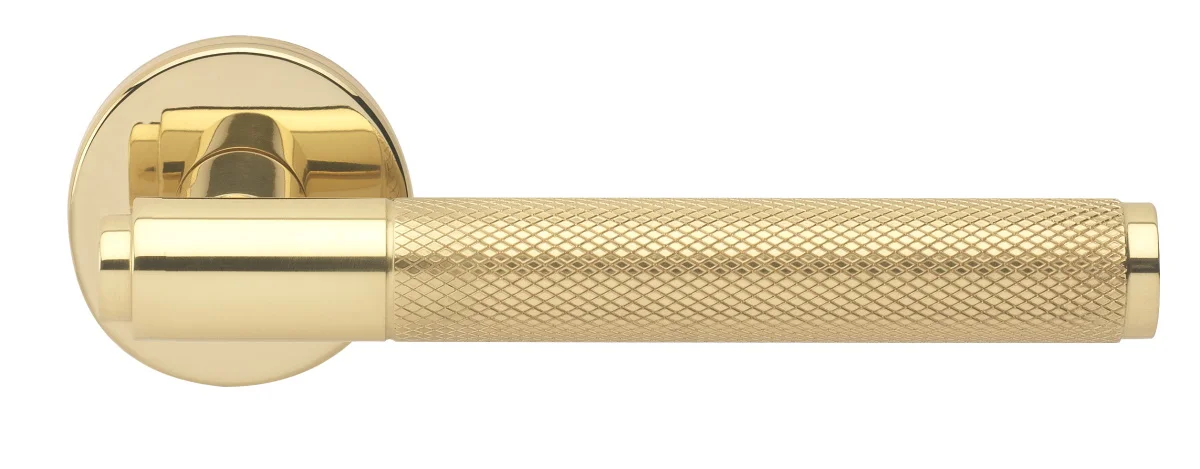 BRIDGE R6 OTL, ручка дверная с усиленной розеткой, цвет -  золото фото купить Владивосток