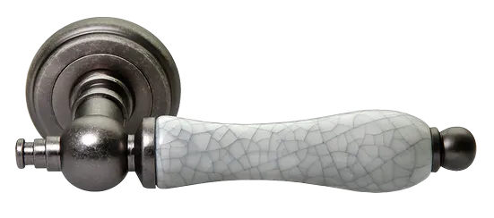 MART, ручка дверная MH-42-CLASSIC OMS/GR, цвет - старое мат.серебро/серый фото купить Владивосток