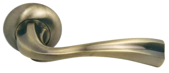 Ручка дверная СОН MH-15 MAB на круглой розетке, цвет ант.бронза, ЦАМ