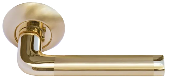 КОЛОННА, ручка дверная MH-03 SG/GP, цвет - мат.золото/золото фото купить Владивосток