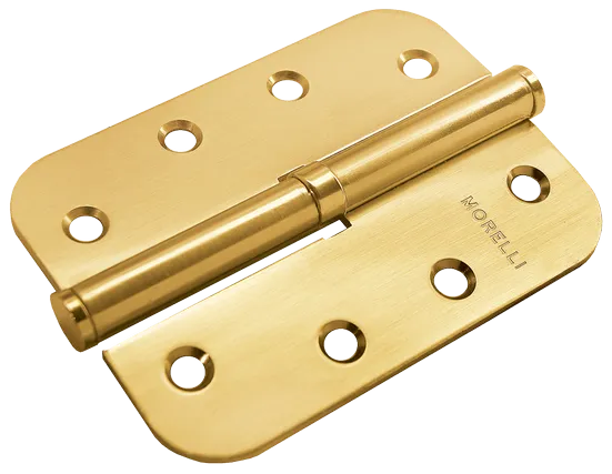 MSD-C 100X70X2.5 SG R, петля стальная скругленная правая без коронки, цвет - мат.золото фото купить Владивосток