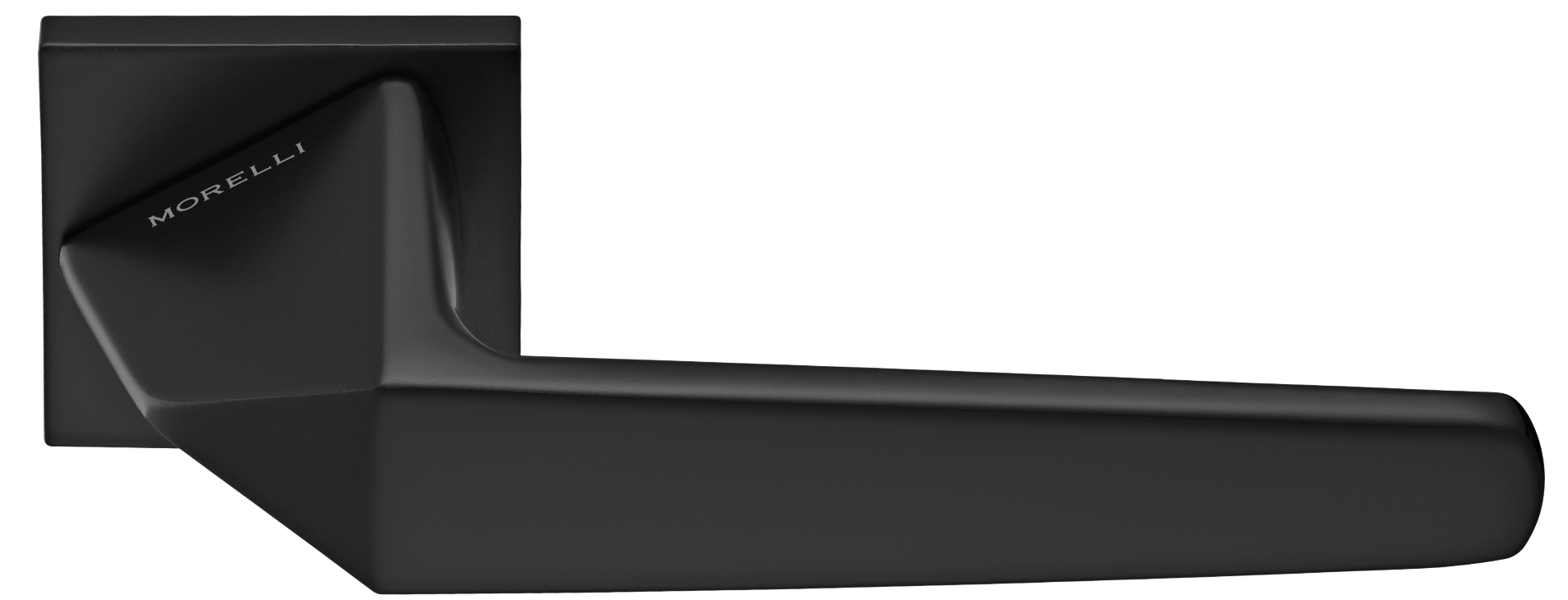 SOUK ручка дверная на квадратной розетке 6 мм, MH-55-S6 BL, цвет - черный фото купить Владивосток
