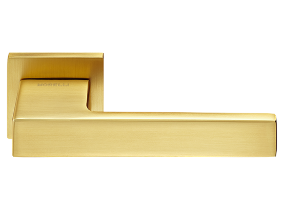 LOT ручка дверная на квадратной розетке 6 мм MH-56-S6 MSG, цвет - мат.сатинированное золото фото купить Владивосток